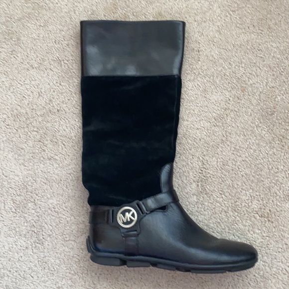 MICHAEL KORS riding boot size 6.5 suede and leather - Picture 2 of 6
